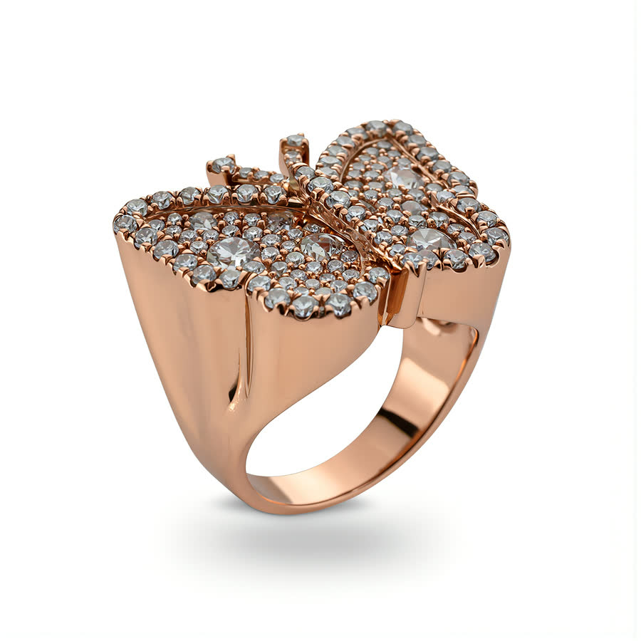 10K Rose Gold Lab diamond Ring · R-0101