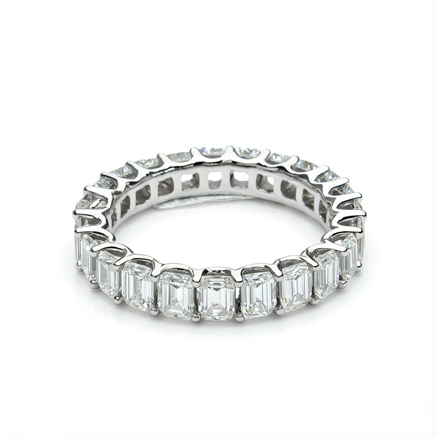 14K White Gold Natural diamond Ring · R-0143