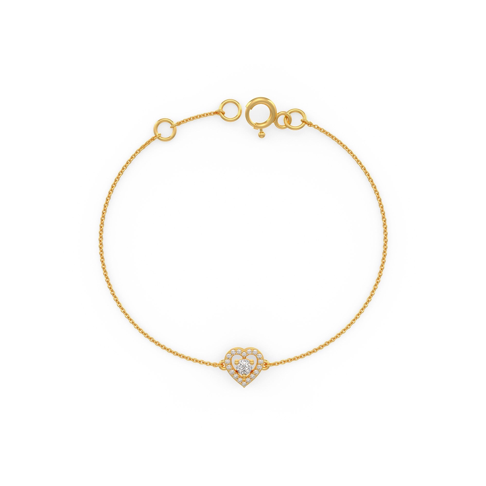 LOVE Hook Closure Diamond Bracelet