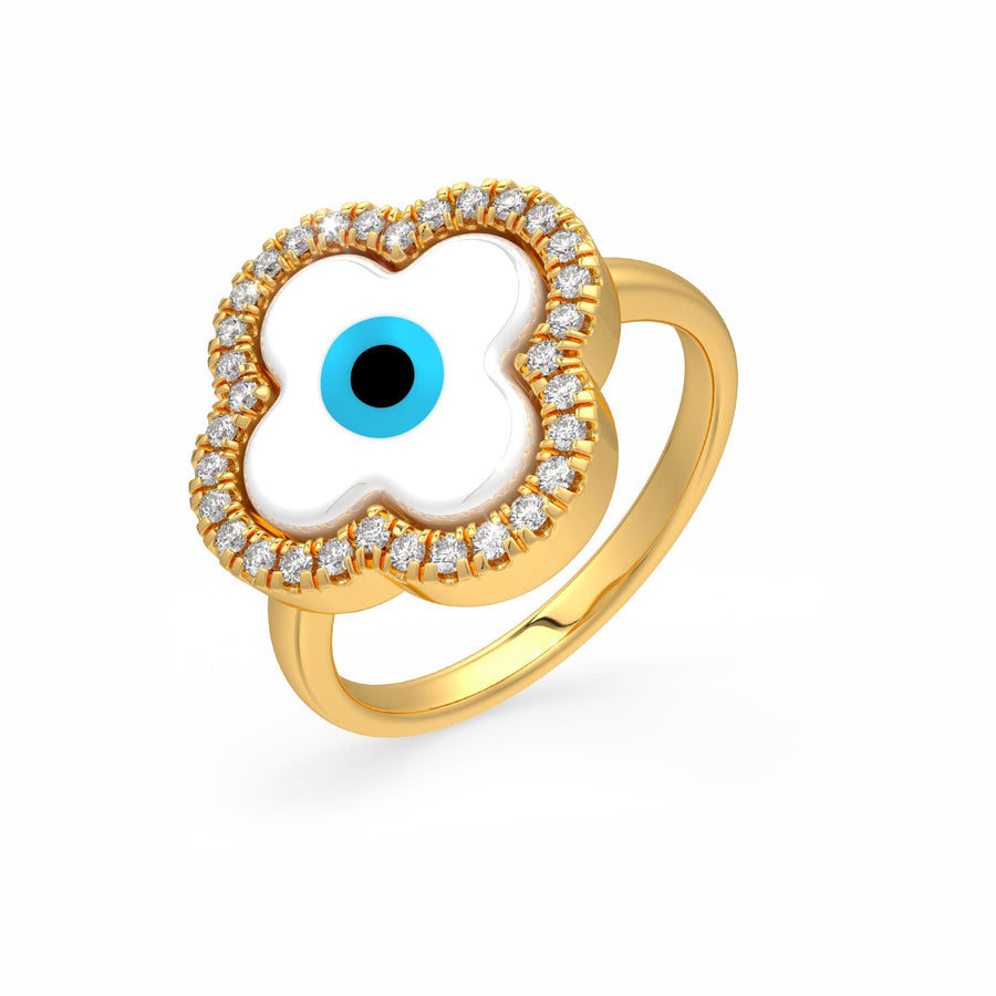 Lily Evil Eye Ring