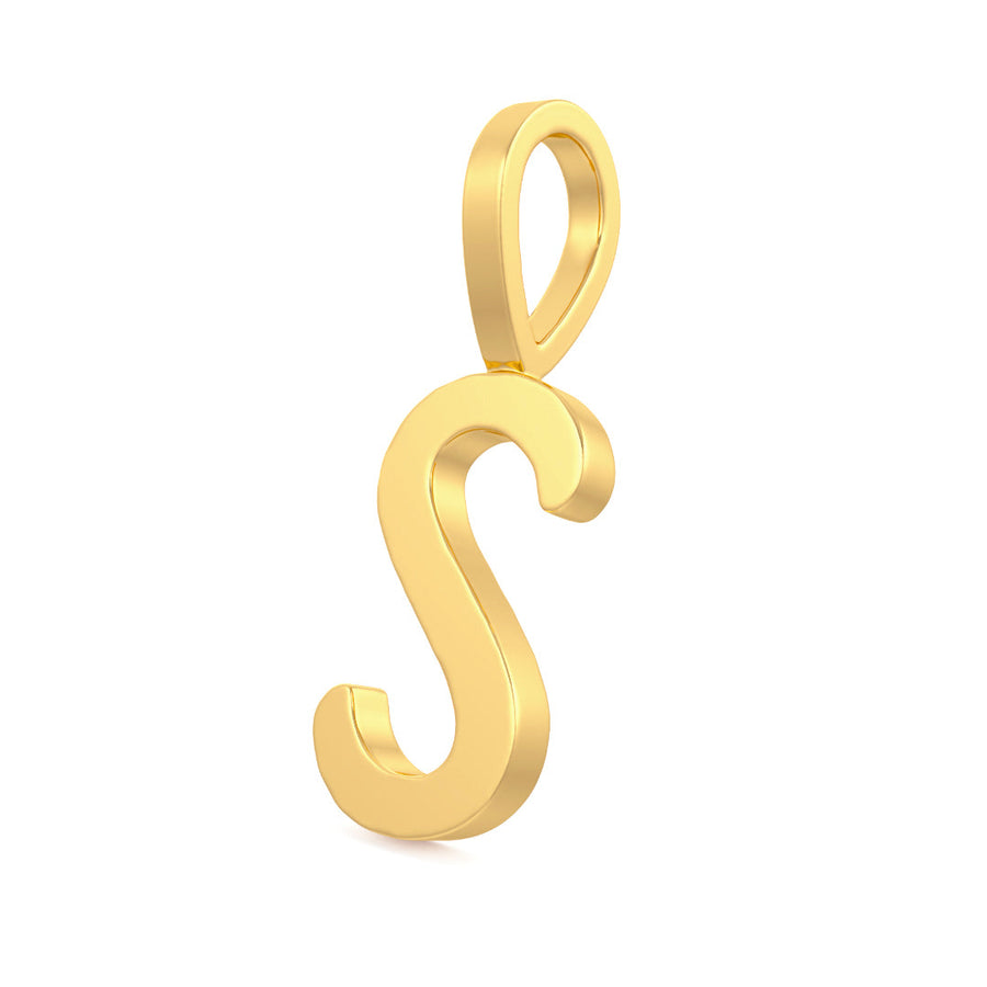 Cursive Gold Initials