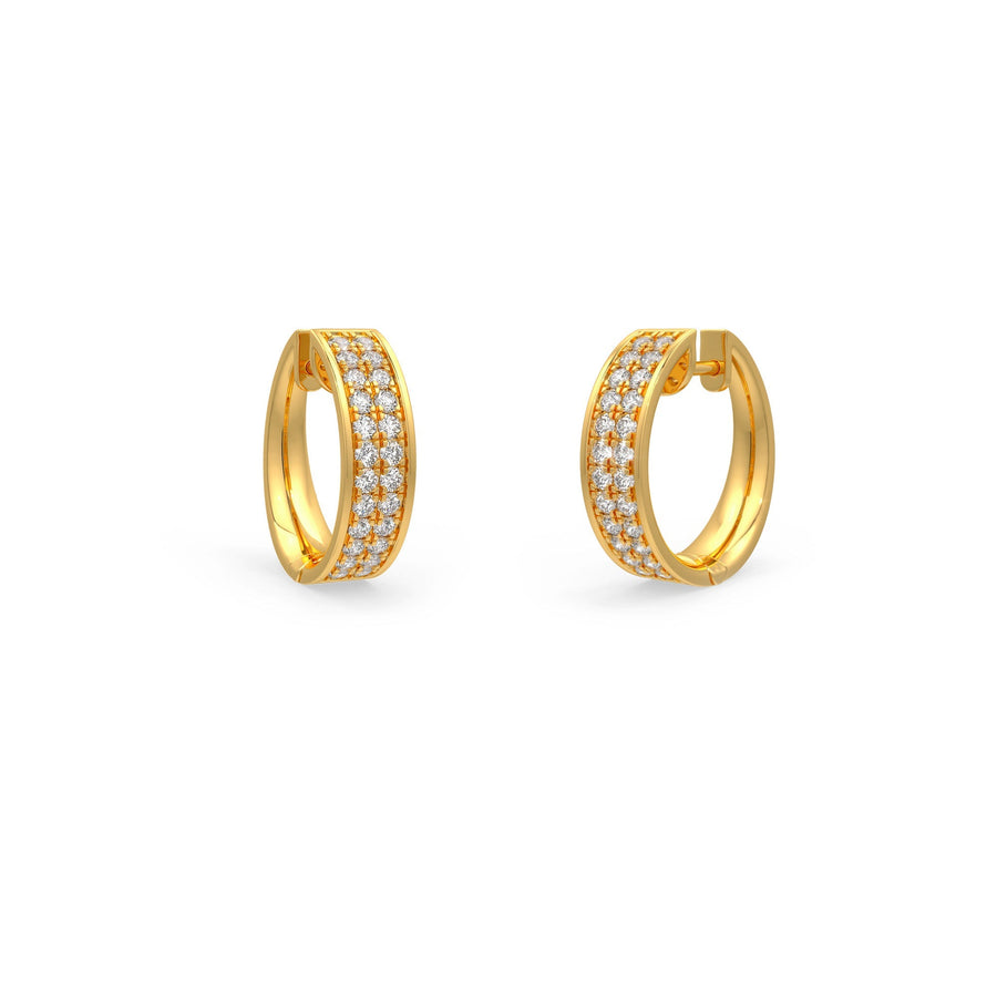 Claire Diamond Hoops