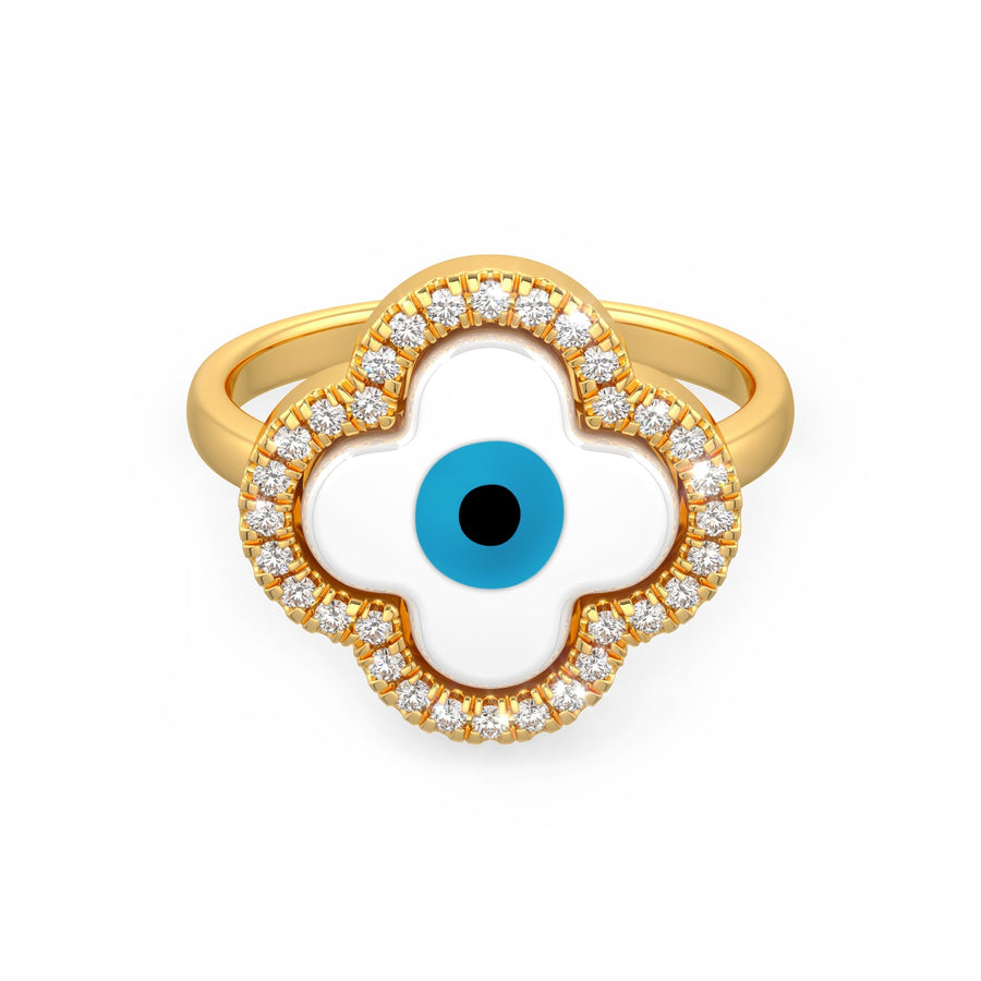 Lily Evil Eye Ring