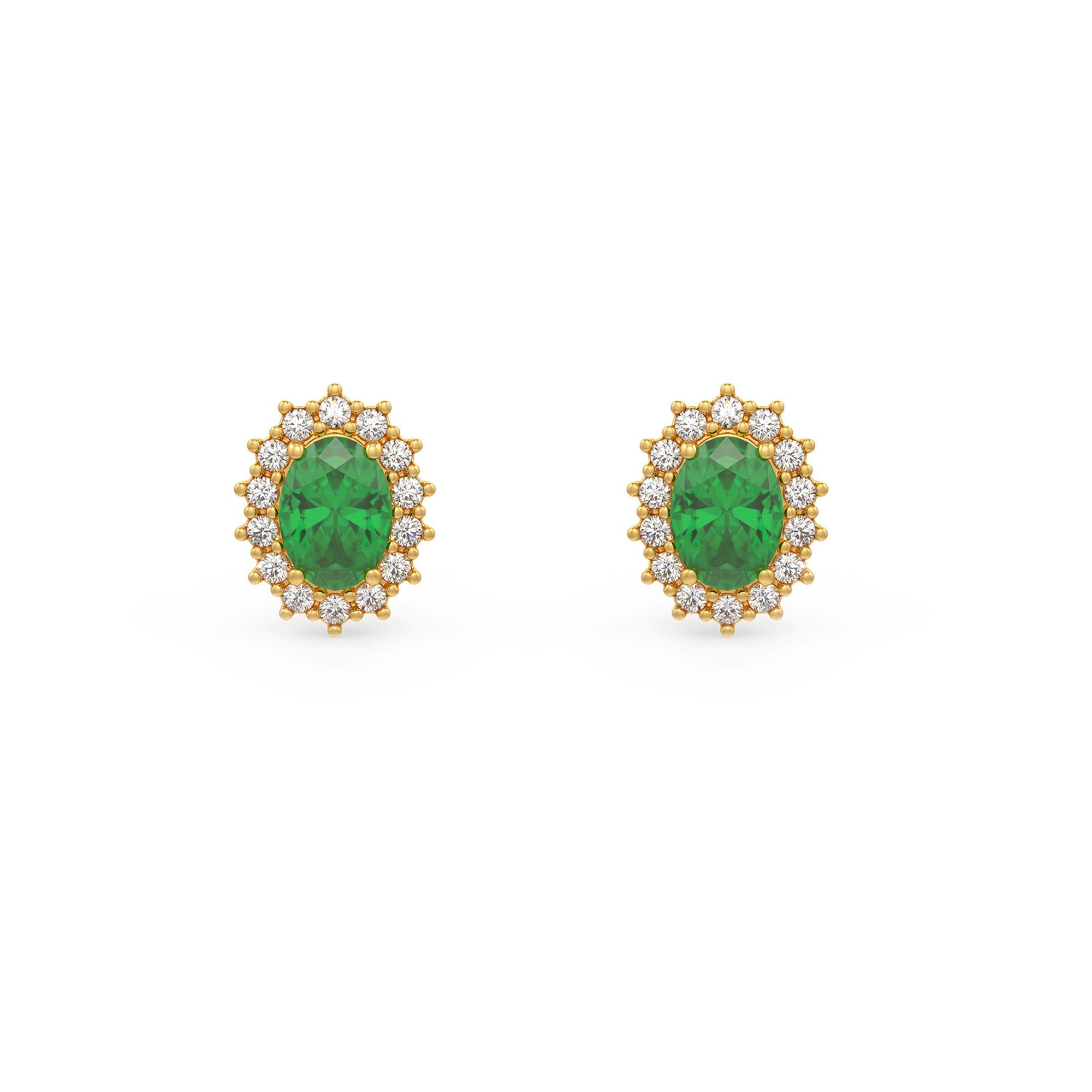 Daisy Emerald Earrings – FRANKY DIAMONDS ONLINE