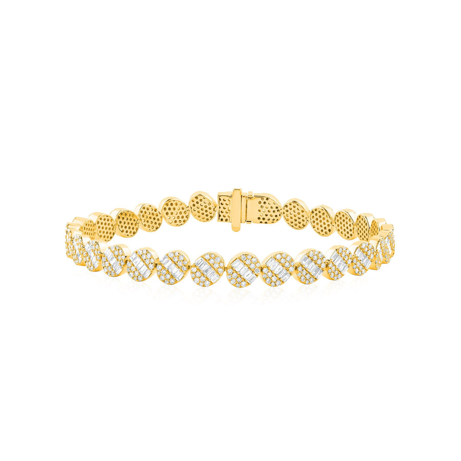 Oval Baguette Bracelet