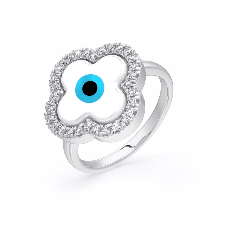 Lily Evil Eye Ring