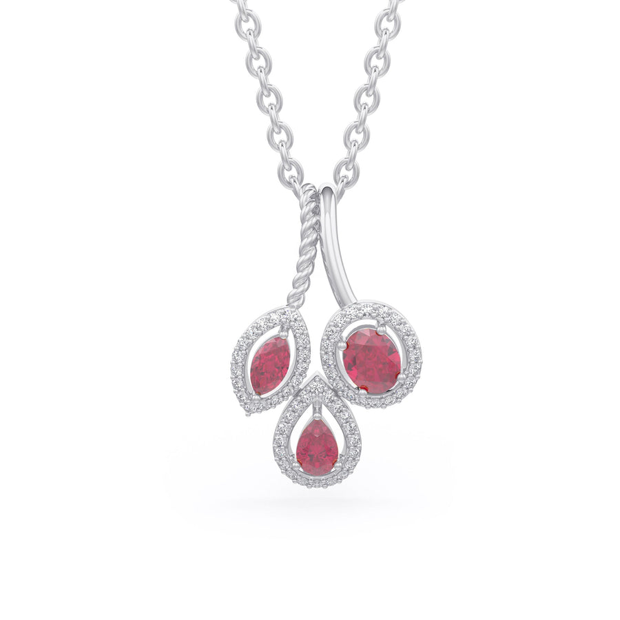 Grapevine Ruby Pendant