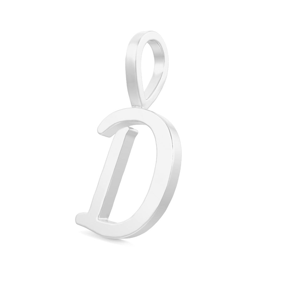 Cursive Gold Initial A