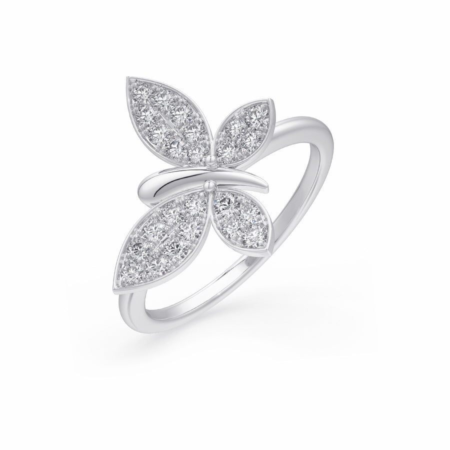 Beaming Butterfly Ring