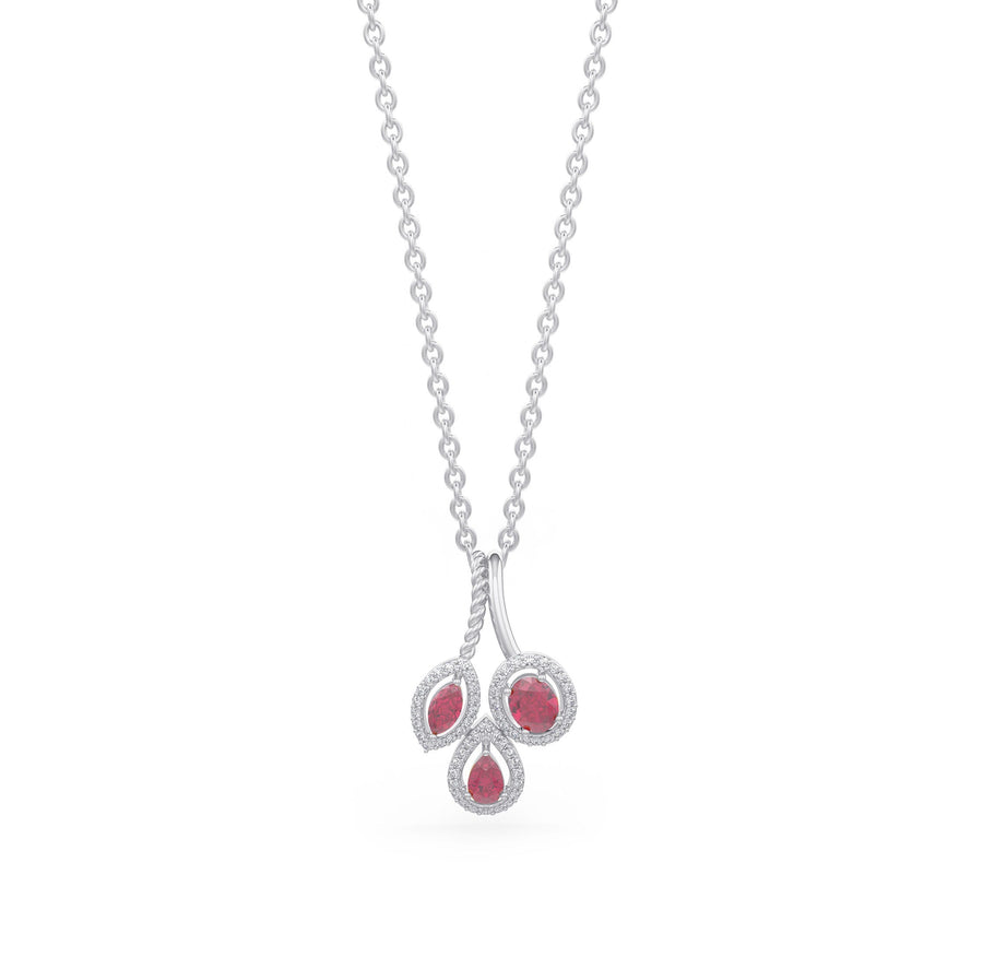 Grapevine Ruby Pendant