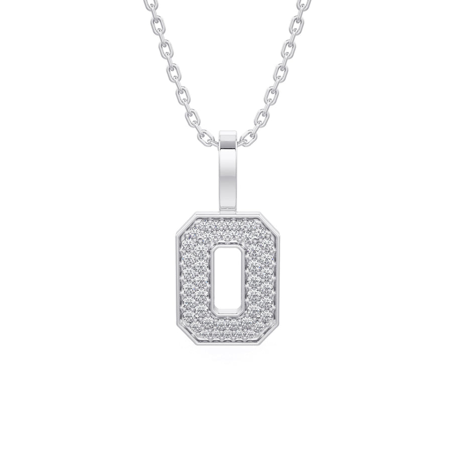 Diamond Number Pendants