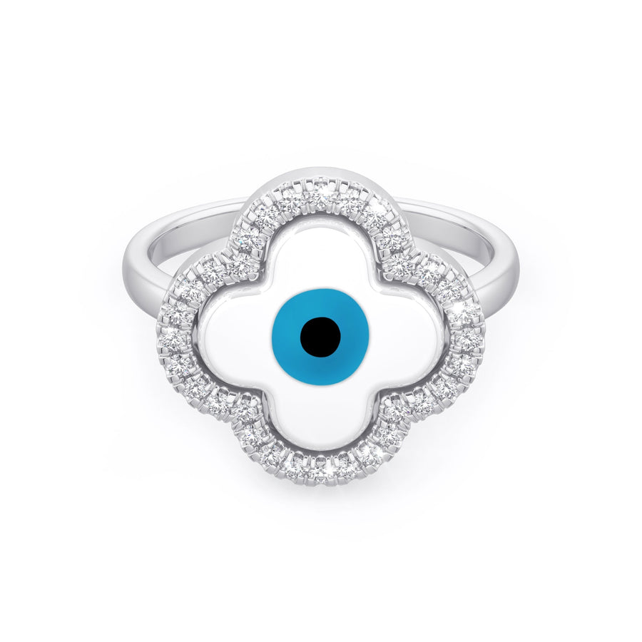 Lily Evil Eye Ring