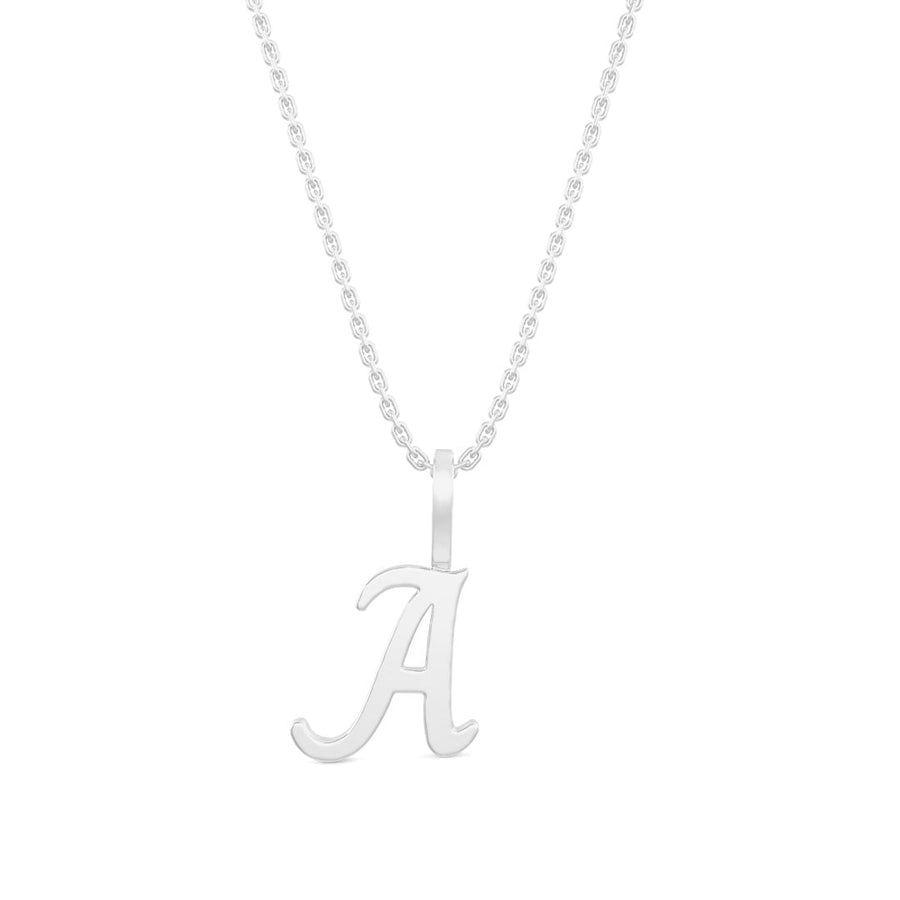 Cursive Gold Initial A