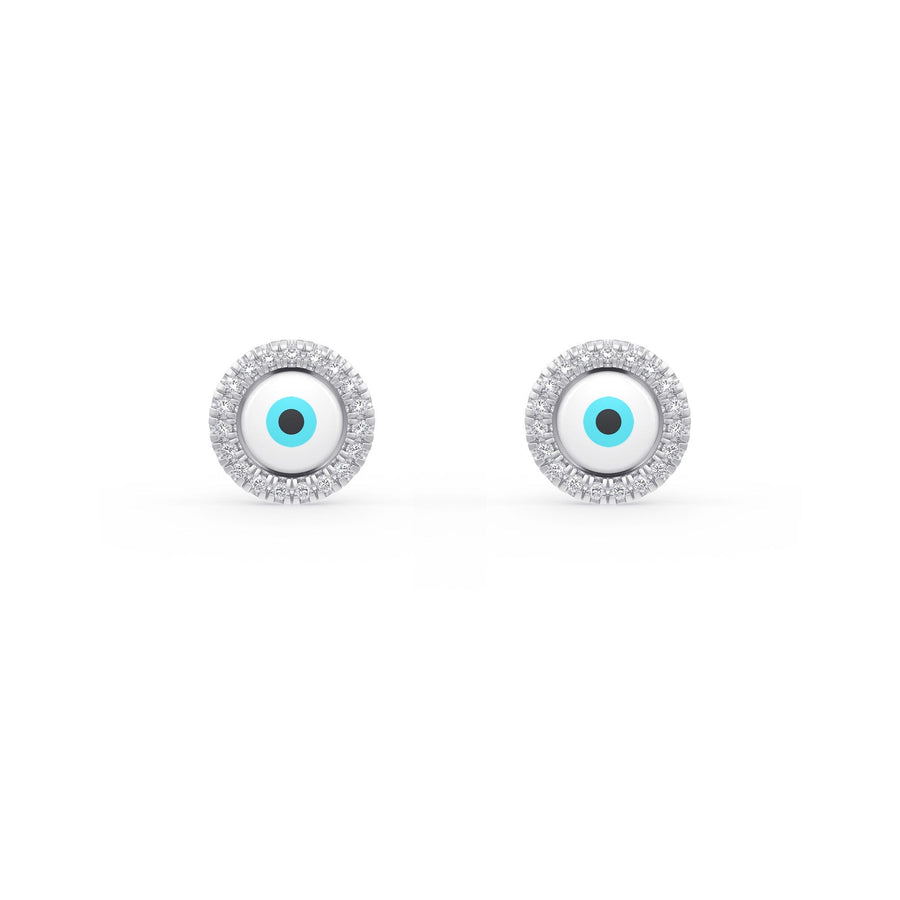 Mini Evil Eye Earrings