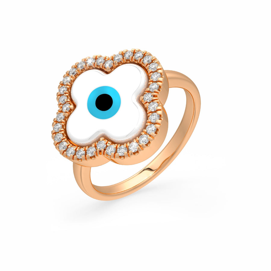 Lily Evil Eye Ring