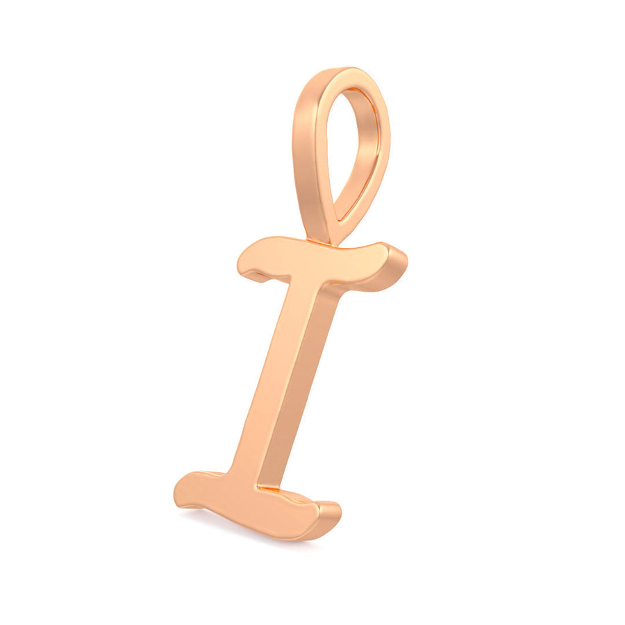 Cursive Gold Initial A