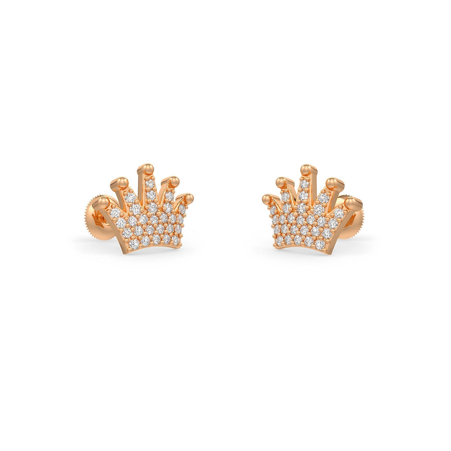 Regal Crown Earrings