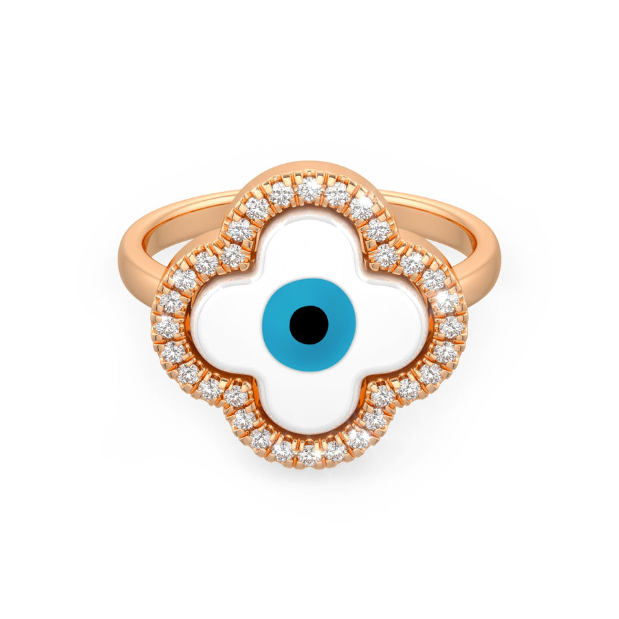 Lily Evil Eye Ring