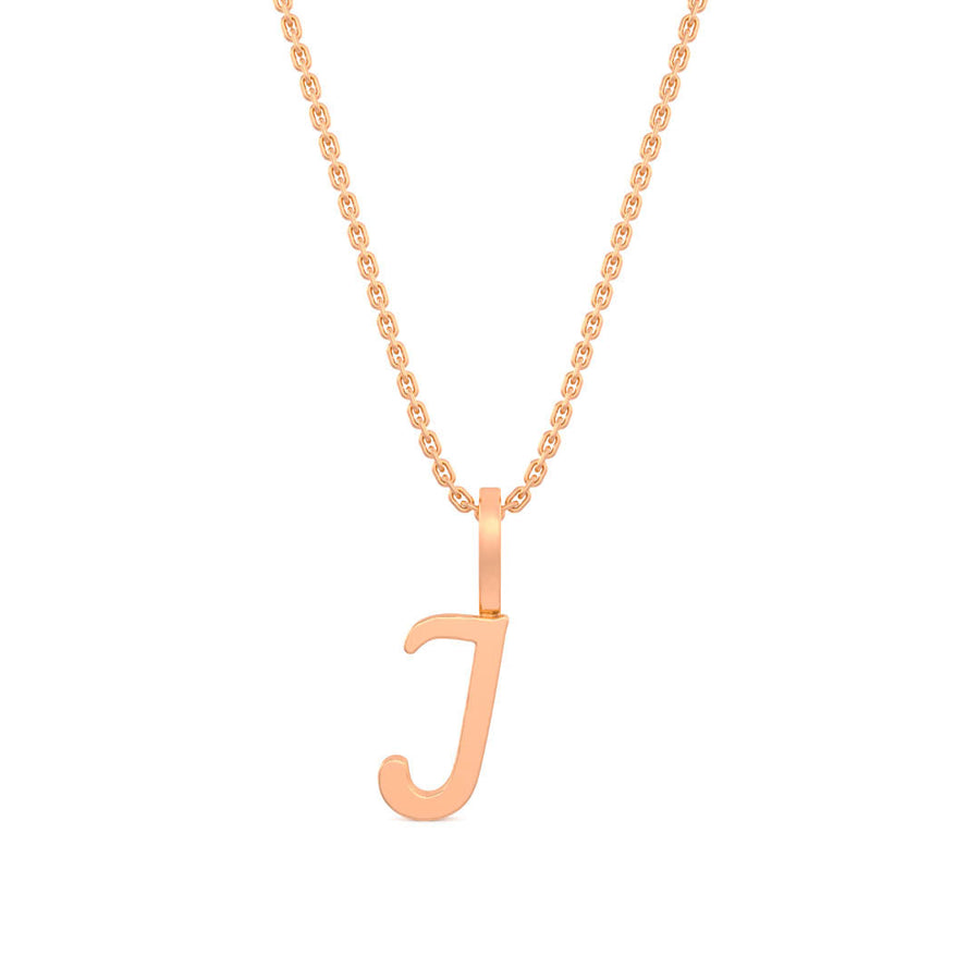 Cursive Gold Initial A