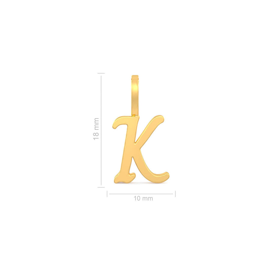 Cursive Gold Initials