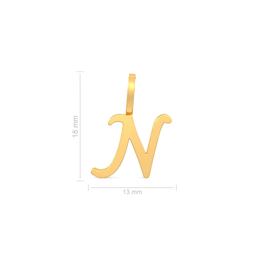 Cursive Gold Initials